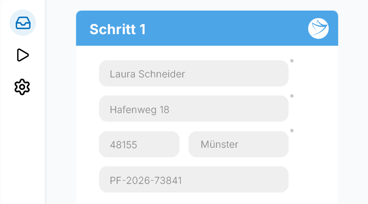Connect Strukturierte Datenerfassung